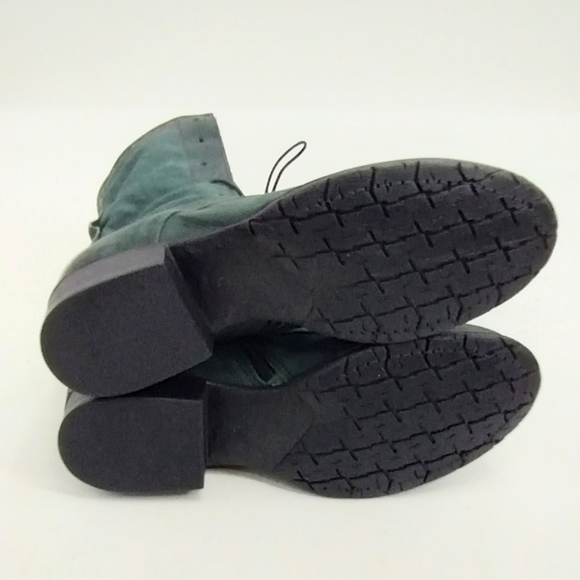 Miz Mooz Nala Combat Boots in Distressed Jade - Picture 7 of 13